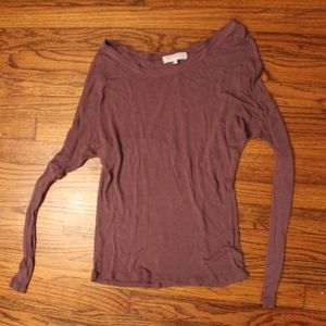 Purple Long Sleeve Top